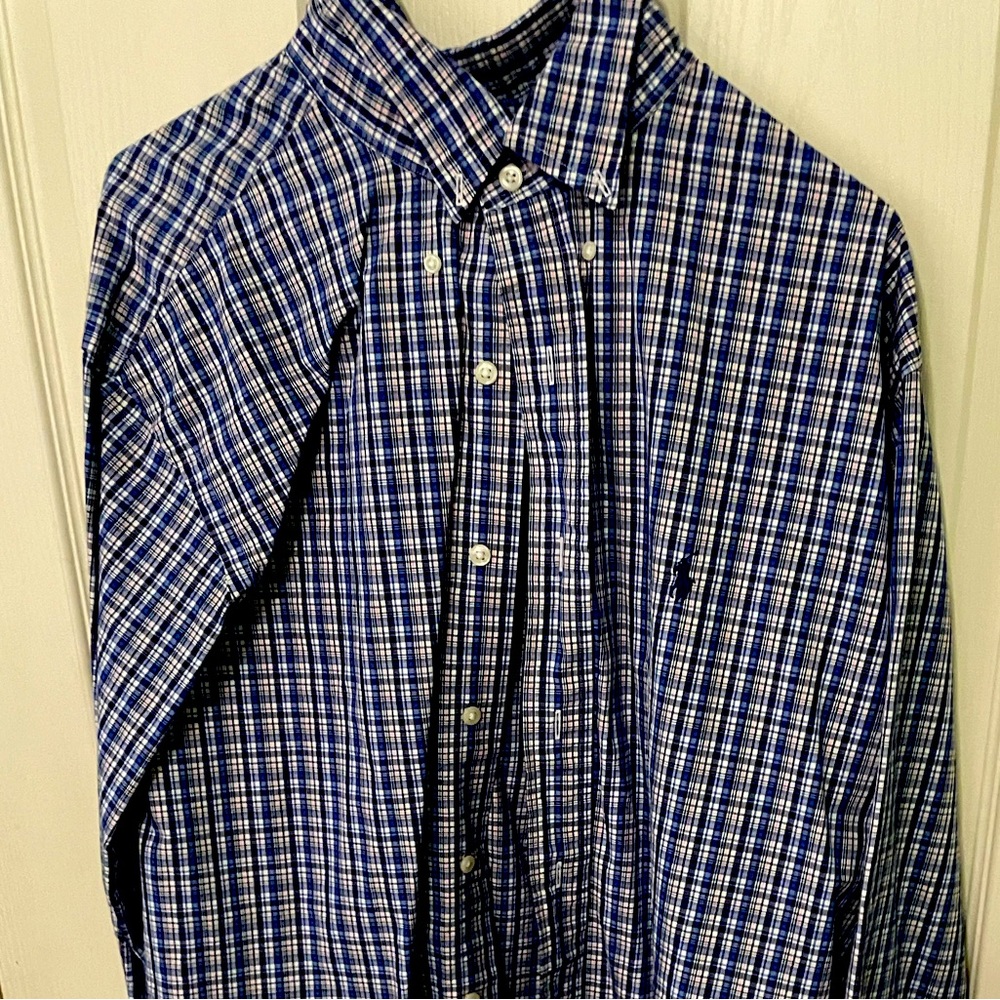 Men Ralph Lauren dress shirts used but in good condition